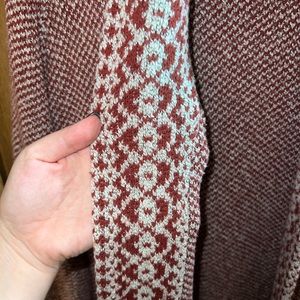 Super cute and cozy cowl cardigan sweater with pockets - Lucky Brand - Large